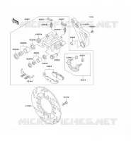 FREIN ARRIERE pour Kawasaki ZEPHYR 750 1997