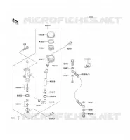 MAITRE CYLINDRE ARRI&Egrave;RE pour Kawasaki ZEPHYR 750 1997