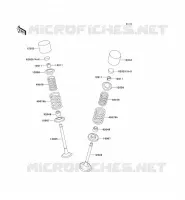 SOUPAPE pour Kawasaki ZEPHYR 750 1997