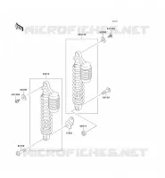 SUSPENSION/AMORTISSEUR pour Kawasaki ZEPHYR 750 1997