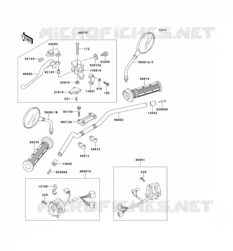 GUIDON Kawasaki MOTOS 750 1997 ZEPHYR 750  ZR750-D2