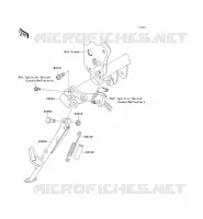 BEQUILLES pour Kawasaki Z750 2004