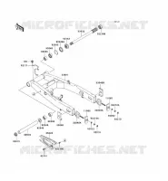 BRAS OSCILLANT pour Kawasaki Z750 2004