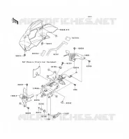 CARENAGE pour Kawasaki Z750 2004