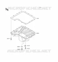 CARTER INFERIEUR pour Kawasaki Z750 2004