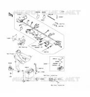 CHASSIS EQUIPMENT ELECTRIQUE pour Kawasaki Z750 2004