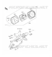 COMPTEURS pour Kawasaki Z750 2004