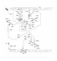 MAITRE CYLINDRE AV pour Kawasaki Z750 2004