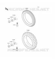 PNEUS pour Kawasaki Z750 2004