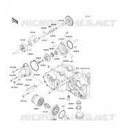 POMPE A HUILE/FILTRE &Agrave; HUILE pour Kawasaki Z750 2004