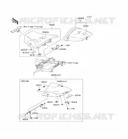 SELLE pour Kawasaki Z750 2004