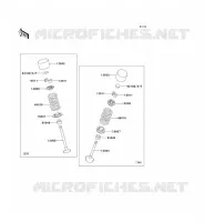 SOUPAPE pour Kawasaki Z750 2004