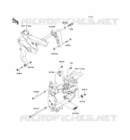 SUPPORT MOTEUR pour Kawasaki Z750 2004