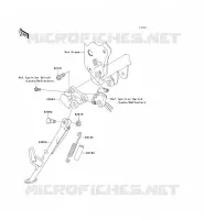 BEQUILLES pour Kawasaki Z750S 2005