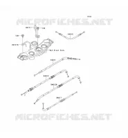 CABLES pour Kawasaki Z750S 2005