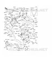CARENAGE pour Kawasaki Z750S 2005