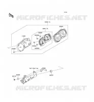 COMPTEURS pour Kawasaki Z750S 2005