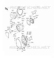 COUVERCLES MOTEUR pour Kawasaki Z750S 2005