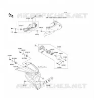 FEUX ARRI&Egrave;RE(S) pour Kawasaki Z750S 2005