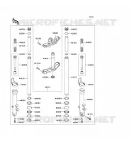 FOURCHE pour Kawasaki Z750S 2005