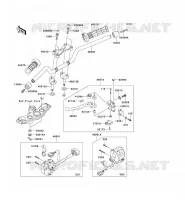 GUIDON pour Kawasaki Z750S 2005
