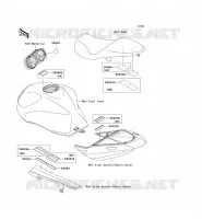 LABEL pour Kawasaki Z750S 2005