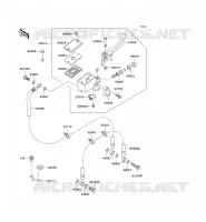 MAITRE CYLINDRE AV pour Kawasaki Z750S 2005