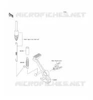 PEDALE DE FREIN/TORQUE LINK pour Kawasaki Z750S 2005
