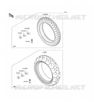 PNEUS pour Kawasaki Z750S 2005