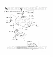 RESERVOIR CARBURANT pour Kawasaki Z750S 2005