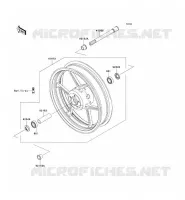 ROUE AVANT pour Kawasaki Z750S 2005