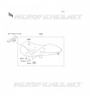 SELLE pour Kawasaki Z750S 2005