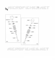 SOUPAPE pour Kawasaki Z750S 2005