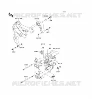 SUPPORT MOTEUR pour Kawasaki Z750S 2005