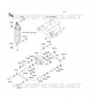 SUSPENSION ARRI&Egrave;RE pour Kawasaki Z750S 2005