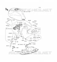 SYSTEME D'EVAPORATION CARBURANT pour Kawasaki Z750S 2005