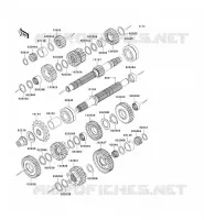 TRANSMISSION pour Kawasaki Z750S 2005