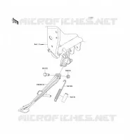BEQUILLES pour Kawasaki Z750 2008