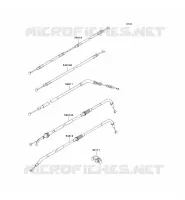 CABLES pour Kawasaki Z750 2008