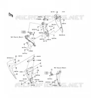 CARENAGE INFERIEUR pour Kawasaki Z750 2008