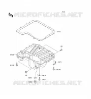 CARTER INFERIEUR pour Kawasaki Z750 2008