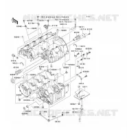 CARTER MOTEUR(S) pour Kawasaki Z750 2008
