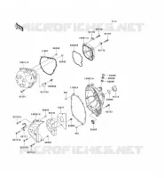 COUVERCLES MOTEUR pour Kawasaki Z750 2008