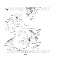 &Eacute;CHAPPEMENT pour Kawasaki Z750 2008
