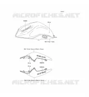 STICKER(BLEU) pour Kawasaki Z750 2008