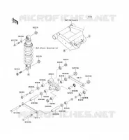 SUSPENSION pour Kawasaki Z750 2008