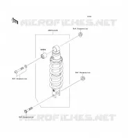 AMORTISSEUR pour Kawasaki Z750 2010