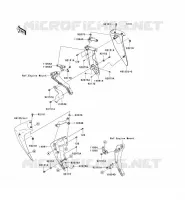 CARENAGE INFERIEUR pour Kawasaki Z750 2010
