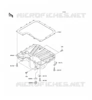 CARTER INFERIEUR pour Kawasaki Z750 2010