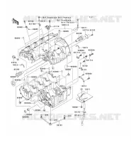 CARTER MOTEUR(S) pour Kawasaki Z750 2010